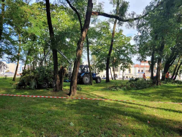 Настоящая стихия прошлась ночью по Бресту Настоящая стихия прошлась ночью по Бресту