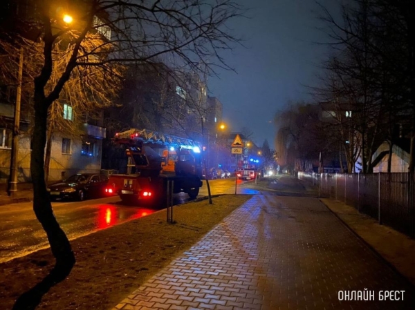 В Бресте горела квартира по ул.Брестских Дивизий В Бресте горела квартира по ул.Брестских Дивизий