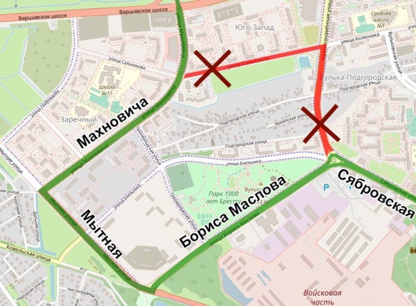 В Бресте произойдут изменения в движении экспрессного маршрута №12