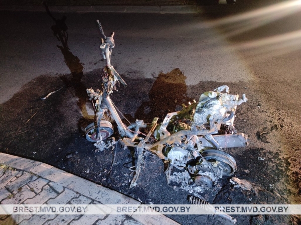 Житель Бреста поджог мопед бывшей супруги