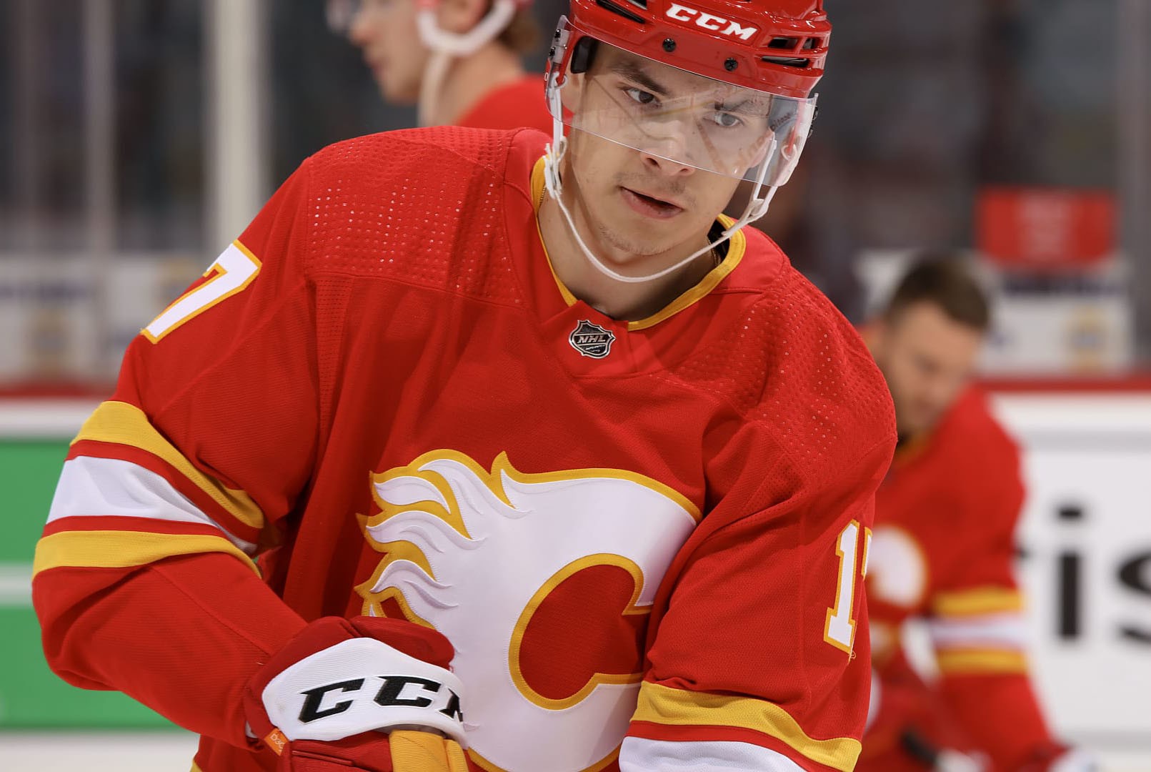 Егор Шарангович забил первую шайбу в составе «Калгари»