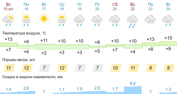 Синоптик Рябов рассказал, какая погода ждет белорусов на предстоящей неделе