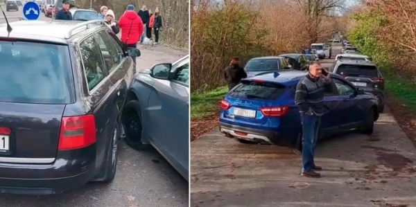 «55 часов в очереди». Люди готовы бить машины друг друга, чтобы влезть в очередь на ПП «Брест-Тересполь» «55 часов в очереди». Люди готовы бить машины друг друга, чтобы влезть в очередь на ПП «Брест-Тересполь»