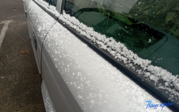 Первый снег в Барановичах. Фото и видео