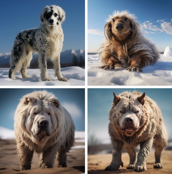 Ветеринары показали, как собаки могут выглядеть через 10 000 лет