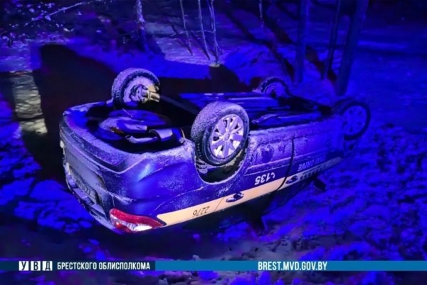 ДТП в Малоритском районе с участием 18-летнего таксиста