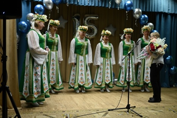 Фоторепортаж. Как в Барановичском районе прошел юбилейный концерт вокальной группы «Рунь»