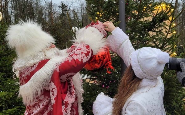 Как Барановичский парк животных в Беловежской пуще Деда Мороза… женил Как Барановичский парк животных в Беловежской пуще Деда Мороза… женил