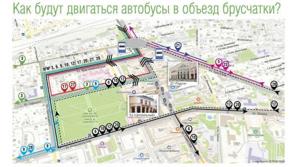 В Барановичах Советская становится пешеходной. Узнали, когда и как пойдут автобусы В Барановичах Советская становится пешеходной. Узнали, когда и как пойдут автобусы