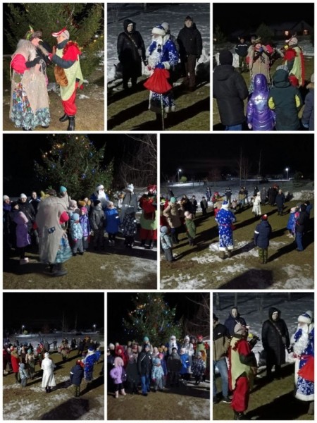 В Барановичском районе зажглись новогодние огни и открылась библиотека Дедушки Мороза В Барановичском районе зажглись новогодние огни и открылась библиотека Дедушки Мороза