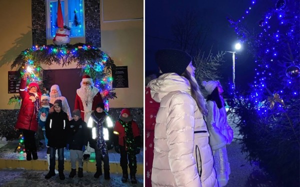 В Барановичском районе зажглись новогодние огни и открылась библиотека Дедушки Мороза В Барановичском районе зажглись новогодние огни и открылась библиотека Дедушки Мороза