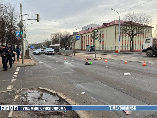В сети появилось жуткое видео смертельного ДТП в Минске