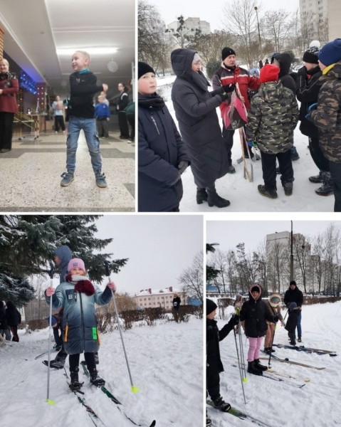 Фоторепортаж.  Зимние дворовые забавы в учреждениях образования Барановичей собрали сотни счастливых и радостных ребят
