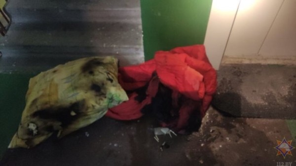 На пожаре в Бресте спасли хозяйку квартиры На пожаре в Бресте спасли хозяйку квартиры