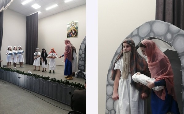 В воскресной школе Барановичей состоялся рождественский спектакль