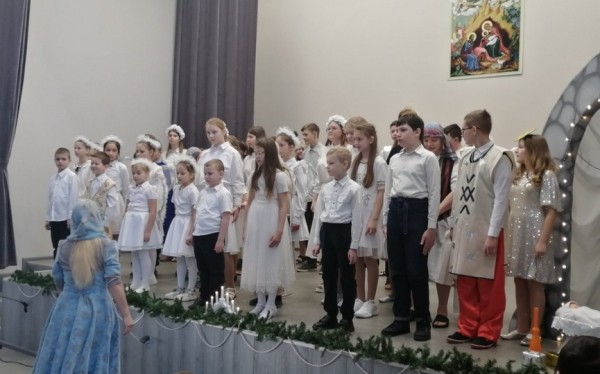 В воскресной школе Барановичей состоялся рождественский спектакль