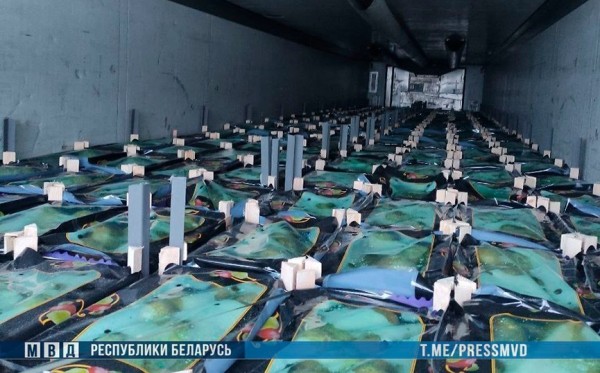 Водители, жители Брестчины и Витебска, нелегально перевозили 40 тонн груш и винограда