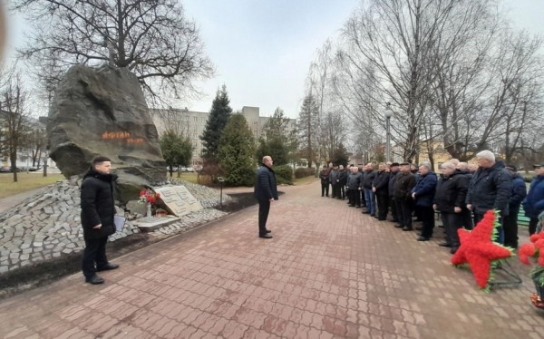 Барановичские железнодорожники почтили память воинов-афганцев