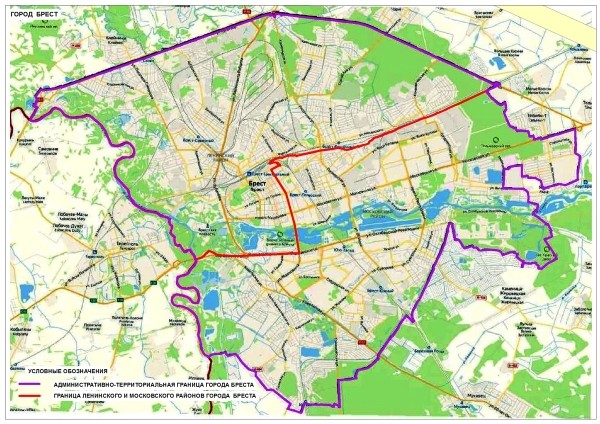У жителей Бреста хотят спросить их мнение по поводу границ Ленинского и Московского районов