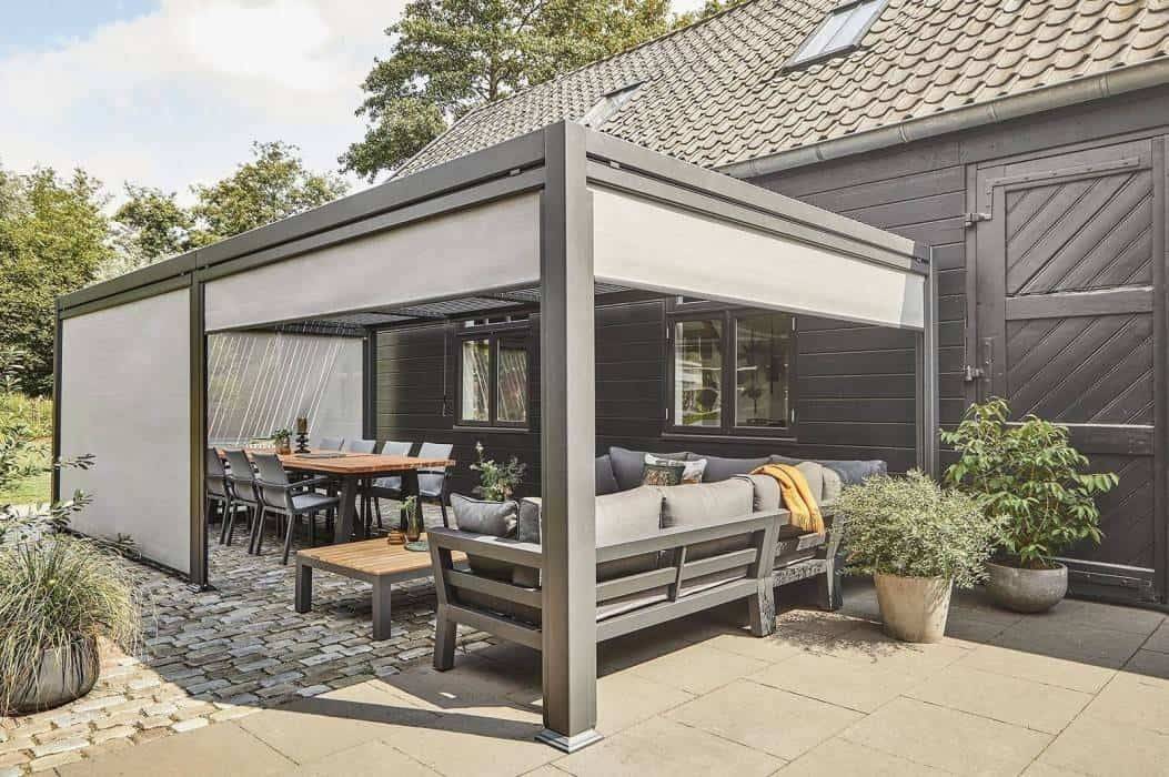 Металлопрофильные навесы для террас: преимущества и выгоды